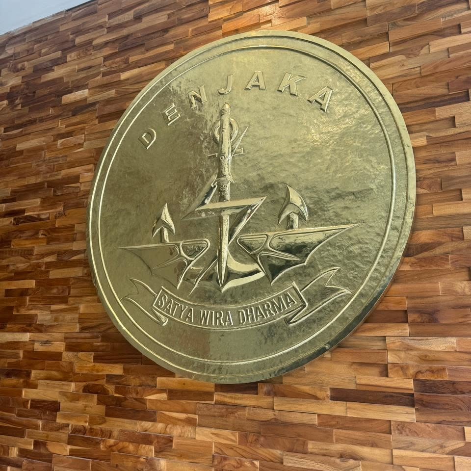 Brass Wall Art Logo Denjaka